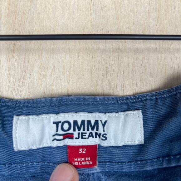 N1004 Tommy Jeans Blue Men's Shorts Size 32 - Picture 3 of 10